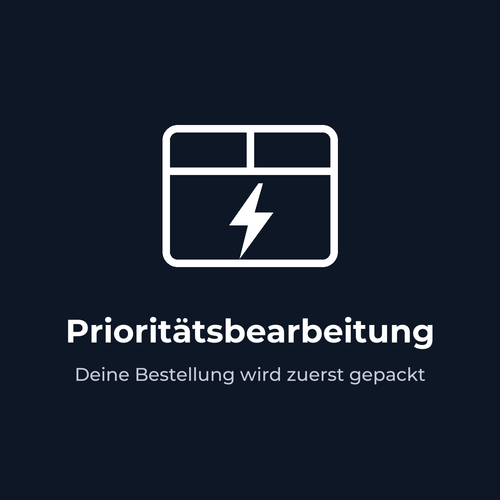 Prioritätsbearbeitung: Deine Bestellung wird zuerst gepackt