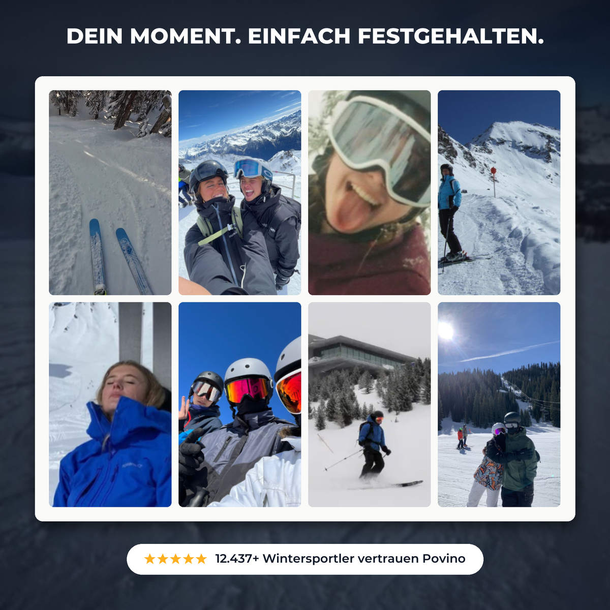 Skitage mit der Povino POV Vision – Abfahrten und Momente auf der Piste