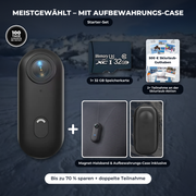 Povino Starter-Set: Kamera, Magnet-Halsband, Aufbewahrungs-Case und 32-GB-Speicherkarte